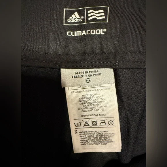 adidas Black A-Line Mini Skort - Picture 4 of 4